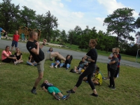 Piknik Wakacyjny Dom Dziecka w Piwszycach Krav Maga Be Safe Legnica akcja charytatywna w Legnicy Adam Grzeziółkowski strzelanie bojowe Lubin (22)