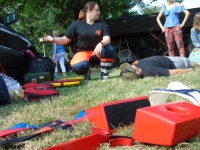 Piknik Wakacyjny Dom Dziecka w Piwszycach Krav Maga Be Safe Legnica akcja charytatywna w Legnicy Adam Grzeziółkowski strzelanie bojowe Lubin (28)