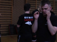Adam Grzeziółkowski Lubin Egzminy Krav Maga Global Legnica z Mateus Sog Expert 4 w Legnicy Strzelanie bojowe Lubin strzelnica Lubin   (299)