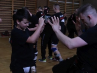 Adam Grzeziółkowski Lubin Egzminy Krav Maga Global Legnica z Mateus Sog Expert 4 w Legnicy Strzelanie bojowe Lubin strzelnica Lubin   (301)