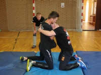 Egzaminy Krav Maga Global w Legnicy Tadeusz Dubicki Adam Grzeziółkowski strzelanie bojowe (21)