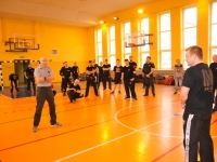 Krav Maga Legnica egzaminy na stopień G G weekend z Jackiem Walczakiem Adam Grzeziółkowski Krav mag kids Legnica trening Perosnlany lca strzelanie Lubin (11)