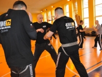 Krav Maga Legnica egzaminy na stopień G G weekend z Jackiem Walczakiem Adam Grzeziółkowski Krav mag kids Legnica trening Perosnlany lca strzelanie Lubin (12)