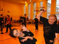 Krav Maga Legnica egzaminy na stopień G G weekend z Jackiem Walczakiem Adam Grzeziółkowski Krav mag kids Legnica trening Perosnlany lca strzelanie Lubin (50)