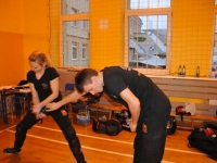 Krav Maga Legnica egzaminy na stopień G G weekend z Jackiem Walczakiem Adam Grzeziółkowski Krav mag kids Legnica trening Perosnlany lca strzelanie Lubin (54)