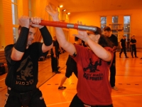 Krav Maga Legnica egzaminy na stopień G G weekend z Jackiem Walczakiem Adam Grzeziółkowski Krav mag kids Legnica trening Perosnlany lca strzelanie Lubin (55)