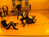 Krav Maga Legnica egzaminy na stopień G G weekend z Jackiem Walczakiem Adam Grzeziółkowski Krav mag kids Legnica trening Perosnlany lca strzelanie Lubin (70)