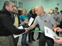 Krav Maga Legnica egzaminy na stopień G G weekend z Jackiem Walczakiem Adam Grzeziółkowski Krav mag kids Legnica trening Perosnlany lca strzelanie Lubin (84)