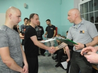 Krav Maga Legnica egzaminy na stopień G G weekend z Jackiem Walczakiem Adam Grzeziółkowski Krav mag kids Legnica trening Perosnlany lca strzelanie Lubin (88)