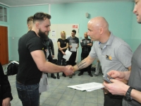 Krav Maga Legnica egzaminy na stopień G G weekend z Jackiem Walczakiem Adam Grzeziółkowski Krav mag kids Legnica trening Perosnlany lca strzelanie Lubin (91)