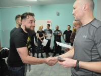 Krav Maga Legnica egzaminy na stopień G G weekend z Jackiem Walczakiem Adam Grzeziółkowski Krav mag kids Legnica trening Perosnlany lca strzelanie Lubin (92)
