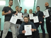 Krav Maga Legnica egzaminy na stopień G G weekend z Jackiem Walczakiem Adam Grzeziółkowski Krav mag kids Legnica trening Perosnlany lca strzelanie Lubin (97)