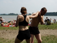 2dzien popłudnie lubin trening nad woda akcja plażing legnica Brenno Krav Maga Be Safe Adam Grzeziółkowski Brenno 2017 wakacje treningi personalne krav maga legnic (20)
