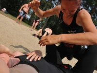 2dzien popłudnie lubin trening nad woda akcja plażing legnica Brenno Krav Maga Be Safe Adam Grzeziółkowski Brenno 2017 wakacje treningi personalne krav maga legnic
