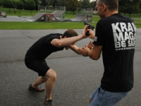 Adam Grzeziółkowski Krav Maga Legnica Nabory 2019 wrzesień trening wakacyjne Lubin legnica strzelanie bojowe Lubin (28)