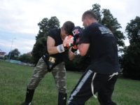 Treningi Krav Maga Be Safe wakacyjne 2020 Lubin Adam Grzeziółkowski Legnica strzelanie bojowe Lubin  (15)