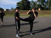Treningi Krav Maga Be Safe wakacyjne 2020 Lubin Adam Grzeziółkowski Legnica strzelanie bojowe Lubin  (23)