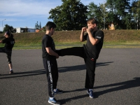 Treningi Krav Maga Be Safe wakacyjne 2020 Lubin Adam Grzeziółkowski Legnica strzelanie bojowe Lubin  (26)