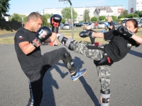 Treningi Krav Maga Be Safe wakacyjne 2020 Lubin Adam Grzeziółkowski Legnica strzelanie bojowe Lubin  (32)