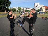 Treningi Krav Maga Be Safe wakacyjne 2020 Lubin Adam Grzeziółkowski Legnica strzelanie bojowe Lubin  (42)