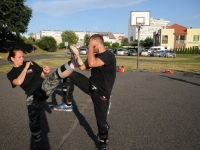 Treningi Krav Maga Be Safe wakacyjne 2020 Lubin Adam Grzeziółkowski Legnica strzelanie bojowe Lubin  (43)