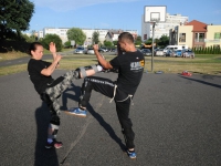 Treningi Krav Maga Be Safe wakacyjne 2020 Lubin Adam Grzeziółkowski Legnica strzelanie bojowe Lubin  (44)