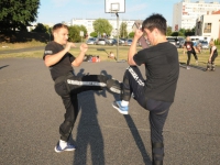 Treningi Krav Maga Be Safe wakacyjne 2020 Lubin Adam Grzeziółkowski Legnica strzelanie bojowe Lubin  (45)