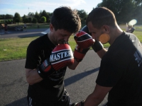 Treningi Krav Maga Be Safe wakacyjne 2020 Lubin Adam Grzeziółkowski Legnica strzelanie bojowe Lubin  (47)