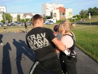 Treningi Krav Maga Be Safe wakacyjne 2020 Lubin Adam Grzeziółkowski Legnica strzelanie bojowe Lubin  (50)