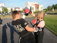Treningi Krav Maga Be Safe wakacyjne 2020 Lubin Adam Grzeziółkowski Legnica strzelanie bojowe Lubin  (51)