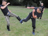 Treningi Krav Maga Be Safe wakacyjne 2020 Lubin Adam Grzeziółkowski Legnica strzelanie bojowe Lubin  (7)