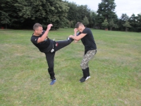 Treningi Krav Maga Be Safe wakacyjne 2020 Lubin Adam Grzeziółkowski Legnica strzelanie bojowe Lubin  (8)