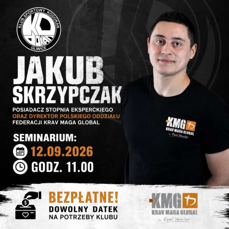 WYJAZDOWE SZKOLENIE SEKCJI KRAV MAGA – BE SAFE! @ Kodokan Gliwice